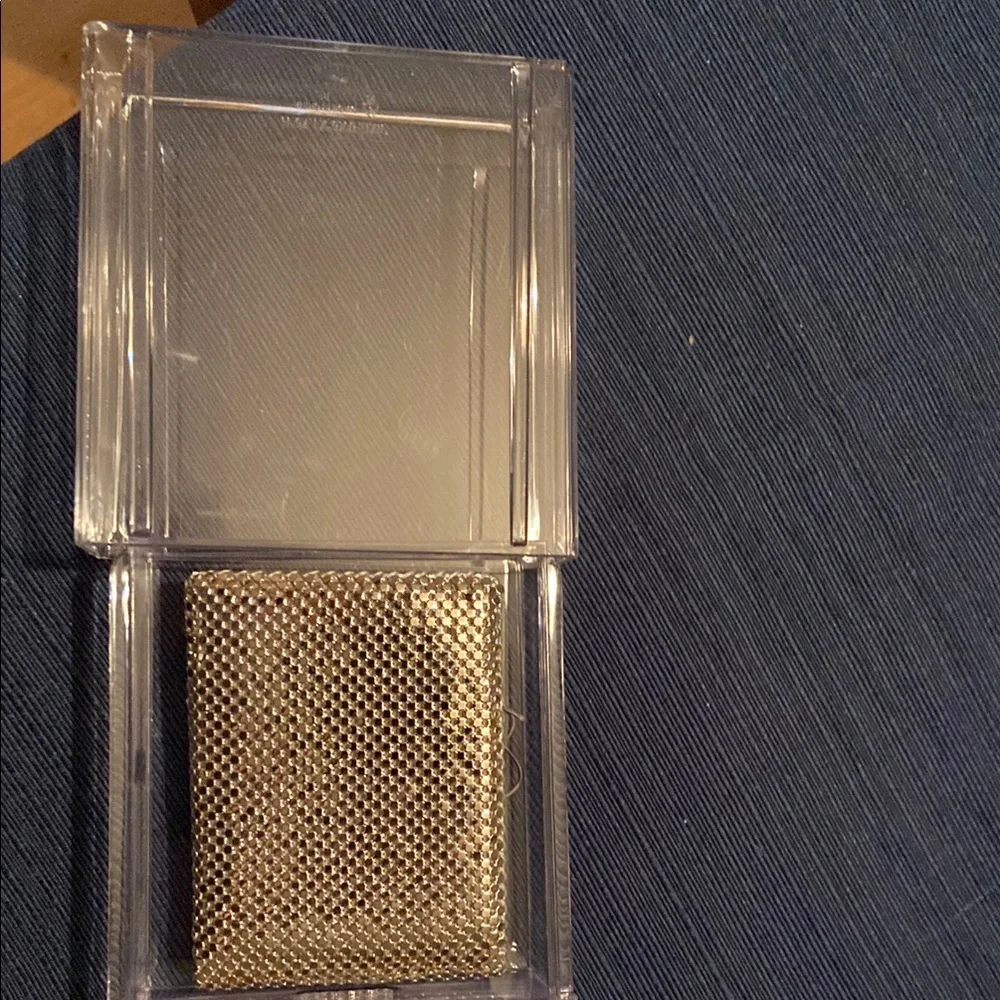 Whiting & Davis Silver Wallet Elegant Mesh Design - Picture 3 of 7